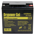 Drypower 12V 20Ah Sealed Lead Acid Hybrid Gel Deep Cycle Battery