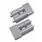 Sheng 350A Anderson style connector plugs in grey. Suitable for caravans, 4WDs and solar systems