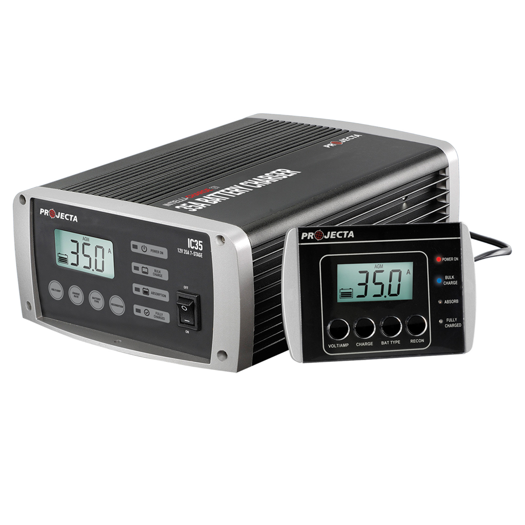 Projecta IC35 12Volt 35A Stage Battery Charger Multi Chemistry Lithium Compatible