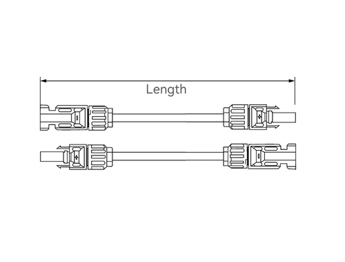 5m 4mm² Twin Solar Extension Cable