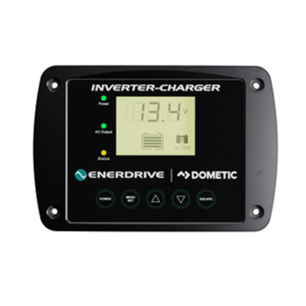 EN230100-12 3000W Inverter Charger digital display view.
