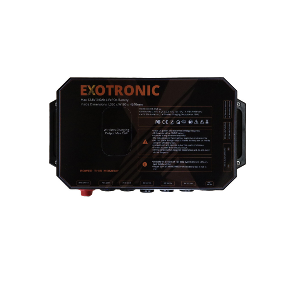 Top view of the Heavy Exotronic Battery Box