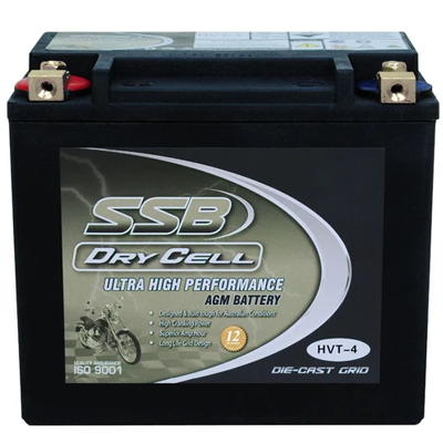 HVT-4 Ultra High Performance AGM Motorcycle Battery