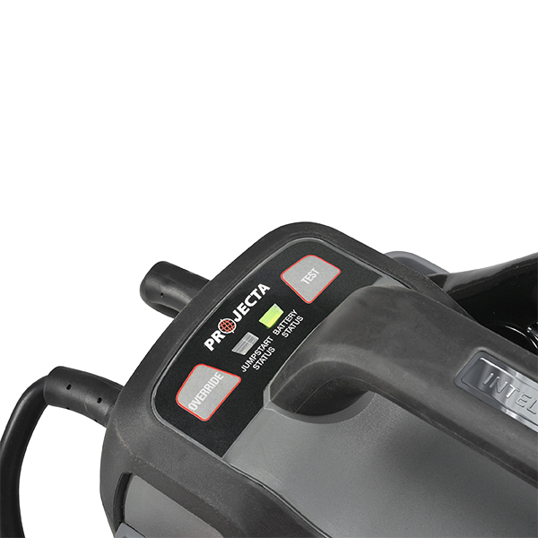 Projecta IS1500 Jump Starter LED indicator lights and control buttons