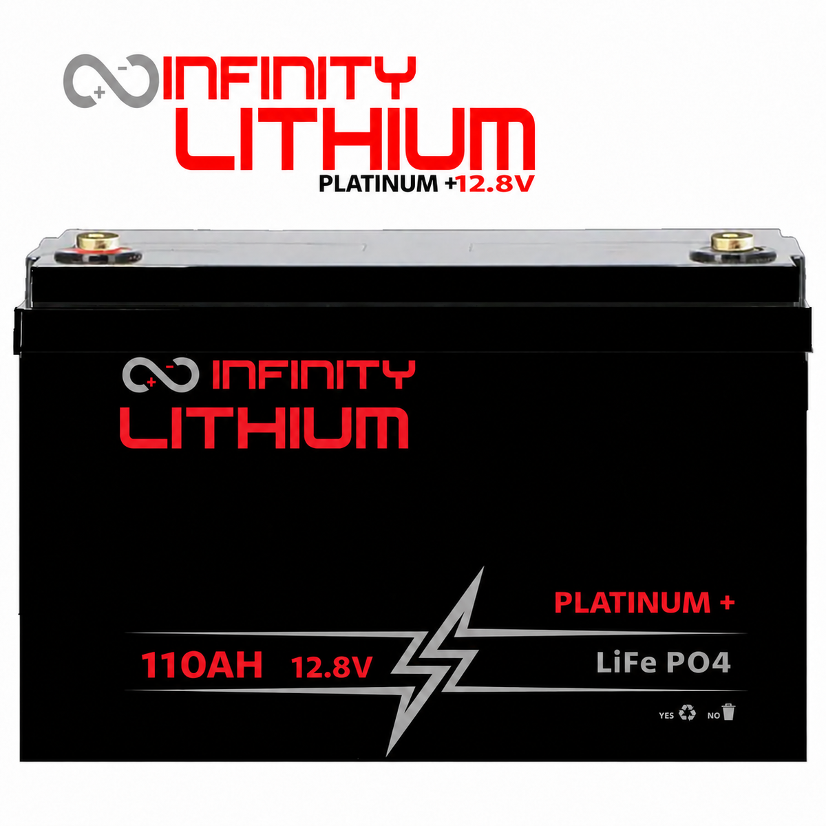 Infinity Deep Cycle 110Ah LiFePO4 Lithium Battery