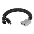MC4 connector converter cable with 50A Anderson connector.