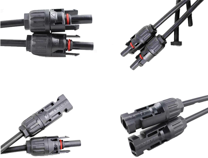 MC4 'Y' 2 to 1 Branch Joiner Solar Connector Pair
