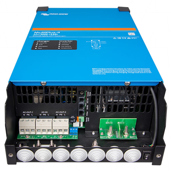 Victron MultiPlus PMP122305010 12V 3000VA 230V Inverter Charger rear connections and terminals