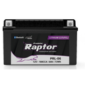 Predator Raptor PRL-06 12V 6Ah 180CCA LiFePO4 lithium motorcycle battery front view