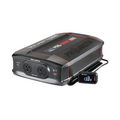 Projecta PW2100 12V 2100W Pro-Wave Pure Sine Wave Inverter front view with outlets and remote.