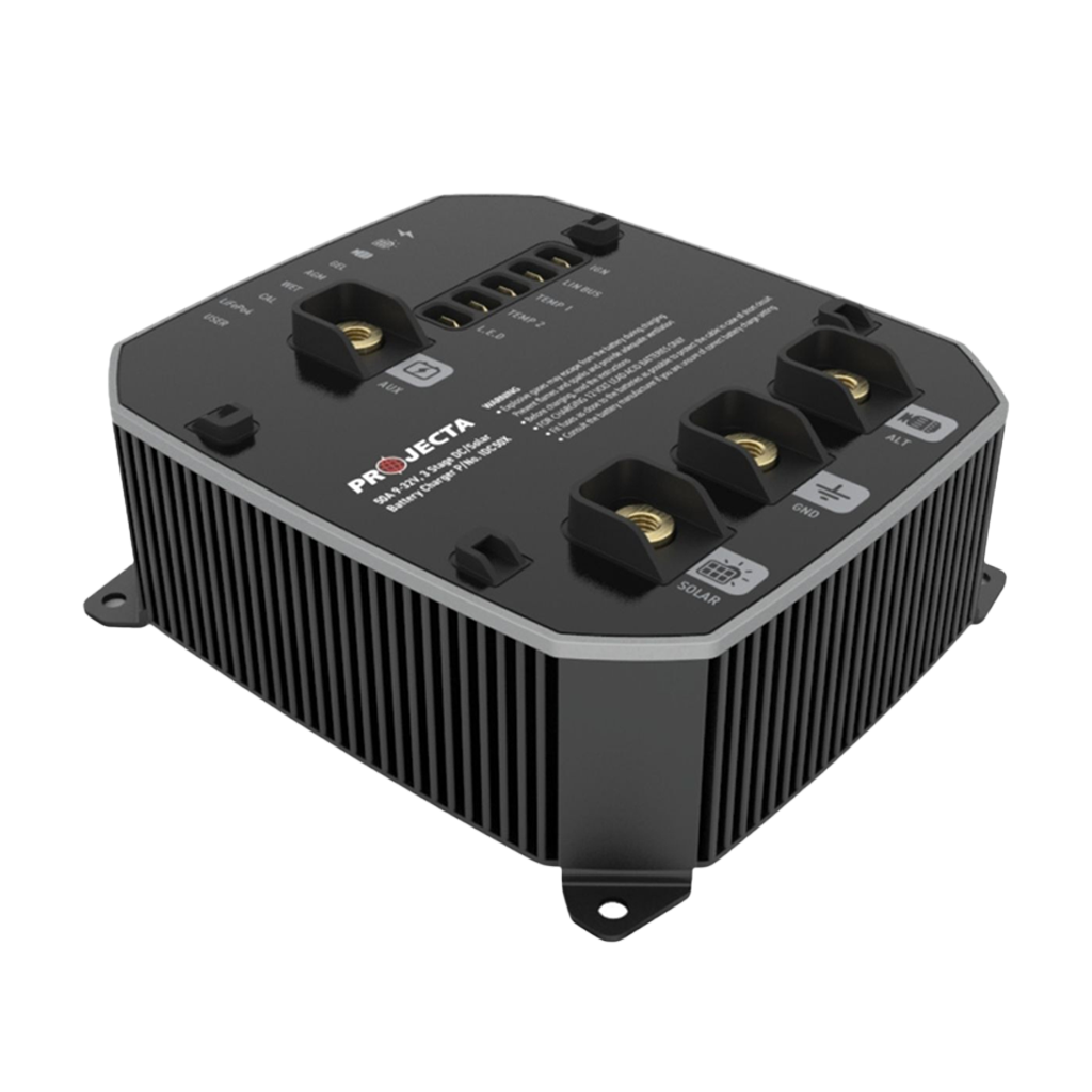 Projecta 12/24V 50A DC-DC Battery Charger with MPPT Solar and IQ Screen - IDC50XIQ