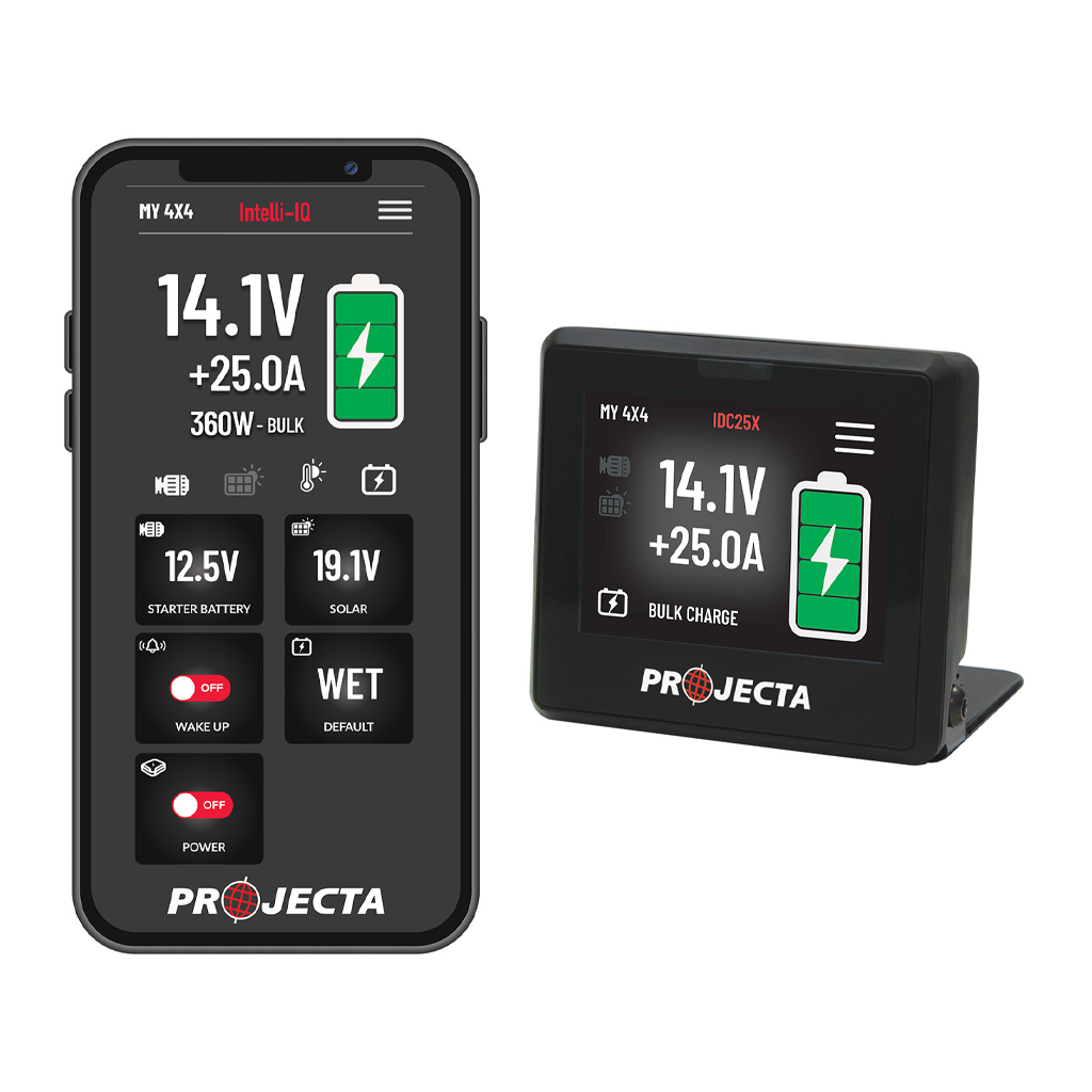 Projecta 12/24V 25A DC-DC Battery Charger with MPPT Solar and IQ Screen -  IDC25XIQ