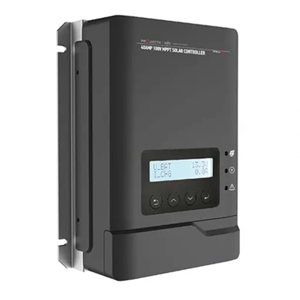 Black solar controller with digital display