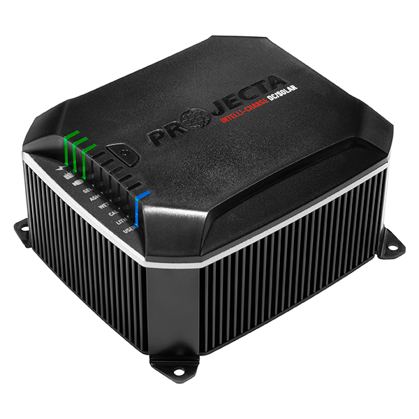 Projecta IDC50XIQ 50A DC-DC Charger 
branding on a white background