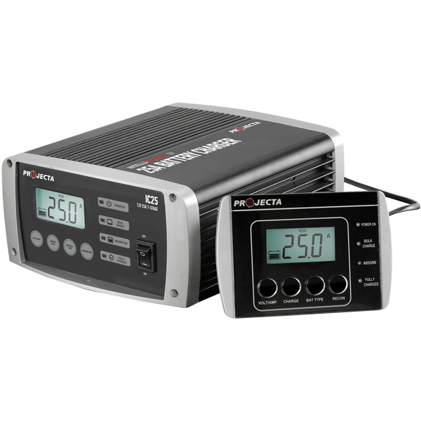 Projecta IC25 12Volt 25A Stage Battery Charger Multi Chemistry Lithium Compatible