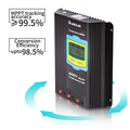 LD Solar TD2412TU 40A MPPT Solar Charge Controller - front view with MPPT tracking efficiency rating