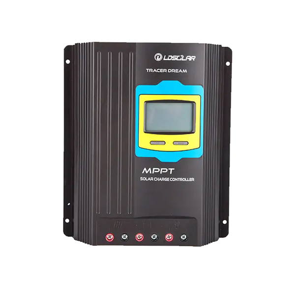 LD Solar TD2412TU MPPT Solar Charge Controller - LCD digital display close-up
