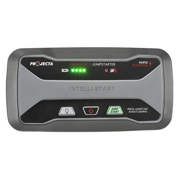 Projecta IS1220C Jump Starter LED indicator lights and controls