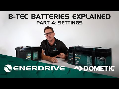 Enerdrive Lithium B-Tec Battery 24 Volt LiFe-PO4 100AH with Built In Blue Tooth - EPL-100BT-24V