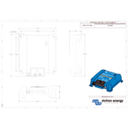 Victron Orion XS 12/12-50A DC-DC Charger dimensions diagram
