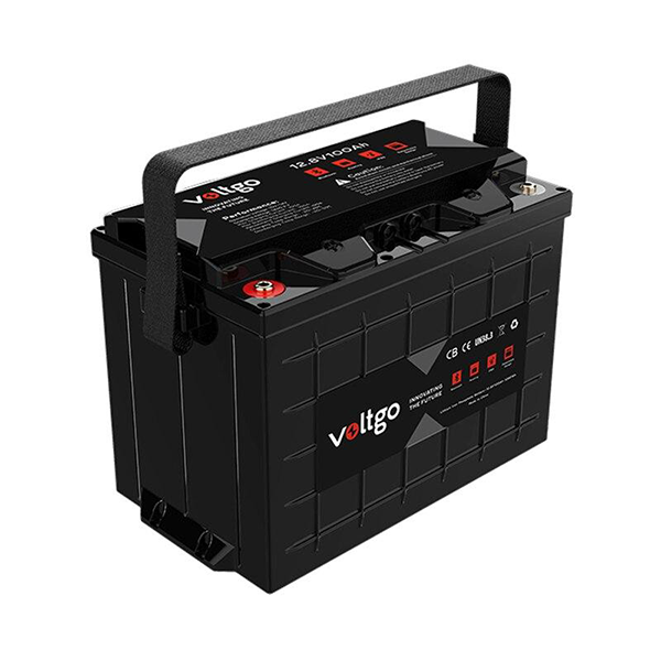 VoltGo Elite 100Ah LiFePO4 Battery IP65 Waterproof Side Profile